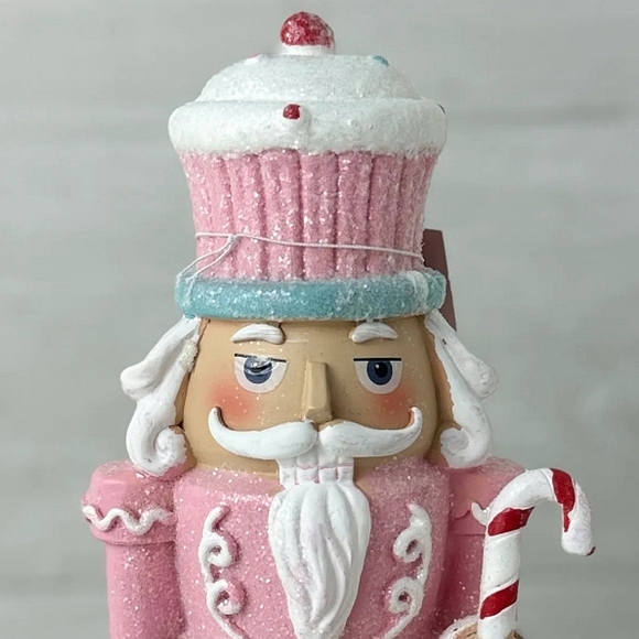 Christmas Holiday Whimsical Pastel Candy Land Gingerbread Nutcracker Soldier Fig - Picture 2 of 10